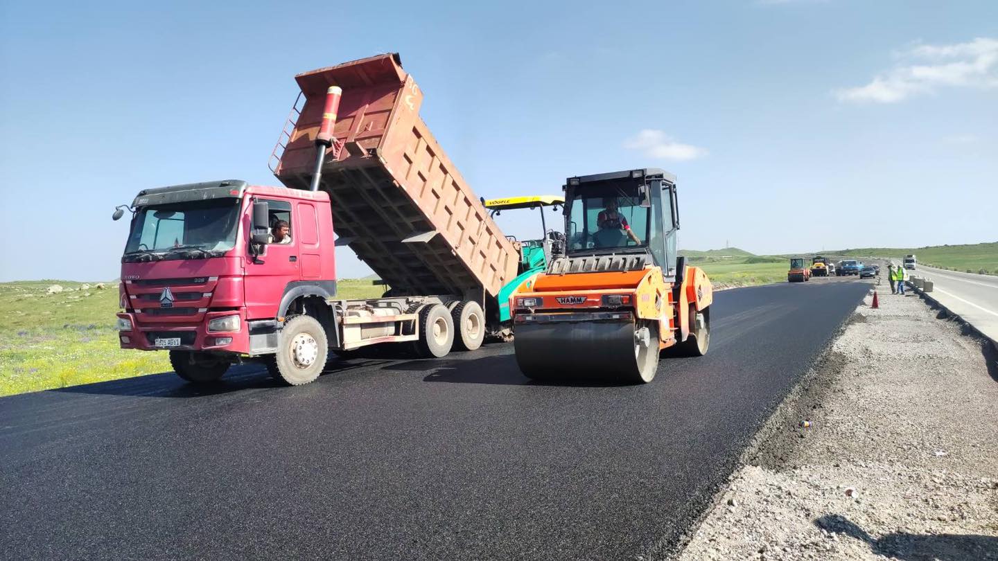 «Հյուսիս-հարավ»-ի Լանջիկ-Գյումրի հատվածում տեղադրվում է ասֆալտբետոնե ծածկի վերին շերտը