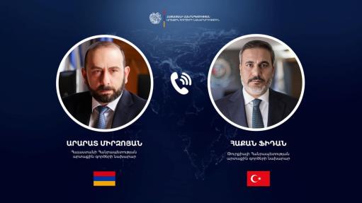 Միրզոյանը Ֆիդանի հետ քննարկել է ՀՀ-ի և Թուրքիայի միջև շարունակական երկխոսությանը վերաբերող հարցեր