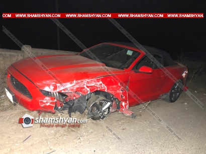 Երևանում բախվել են Ford Mustang-ն ու թիվ 72 երթուղին սպասարկող ГАЗель-ը. վերջինս կողաշրջվել է. Ford-ի անվահեծանը կոտրվել է, կա վիրավոր