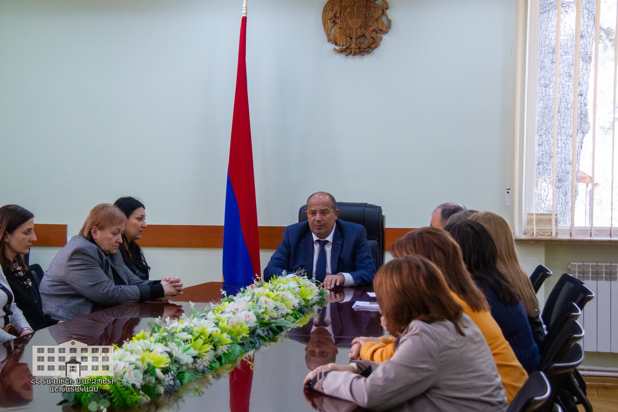  Տավուշի մարզպետը հանդիպել է մարզի դպրոցների տնօրենների հետ