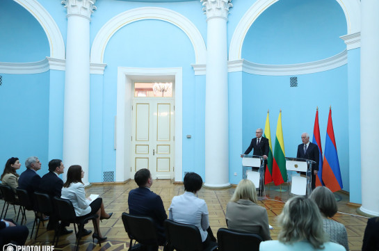 Լիտվայի նախագահը խոստացել է աջակցել Արցախում հայկական ժառանգության պահպանմանը. Վահագն Խաչատուրյան