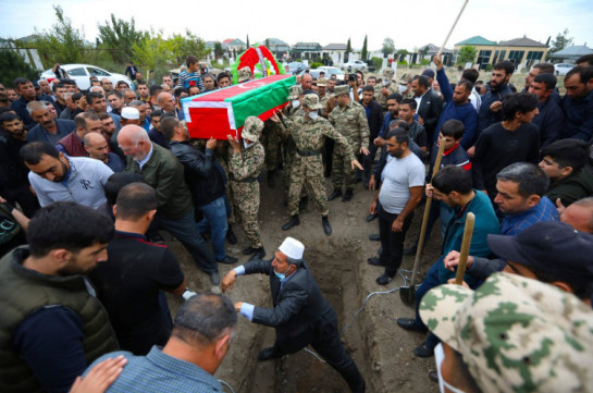 Минздрав Азербайджана сообщил о гибели 192 военнослужащих в ходе агрессии против Арцаха