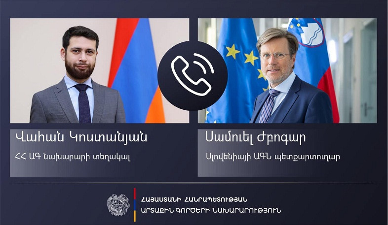 Կոստանյանը Սլովենիայի ԱԳՆ պետքարտուղարին ներկայացրել է Վագիֆ Խաչատրյանի առեւանգման դեպքը