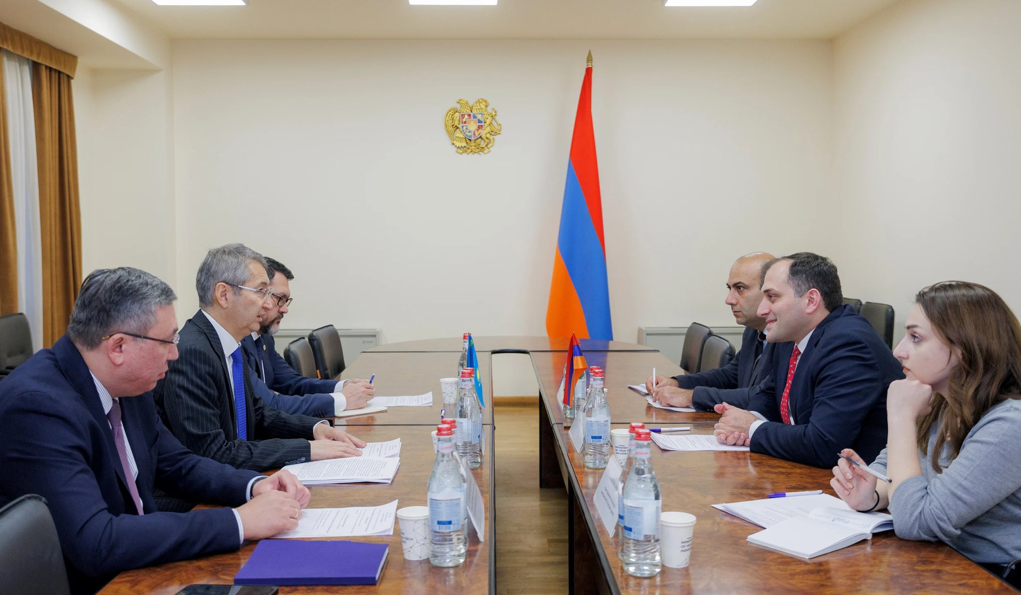 Քննարկվել են ՀՀ-Ղազախստան համագործակցության հնարավորությունները արդյունաբերության և բարձր տեխնոլոգիաների ոլորտներում