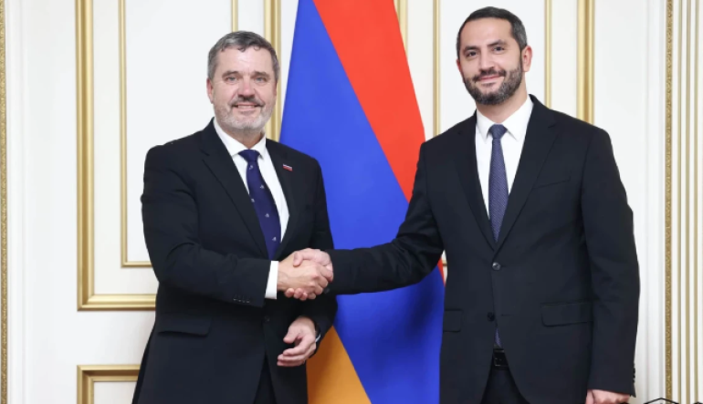 Ռուբեն Ռուբինյանը և Սլովենիայի ԱԳ նախարարը քննարկել են երկկողմ հարաբերությունների զարգացման հեռանկարները