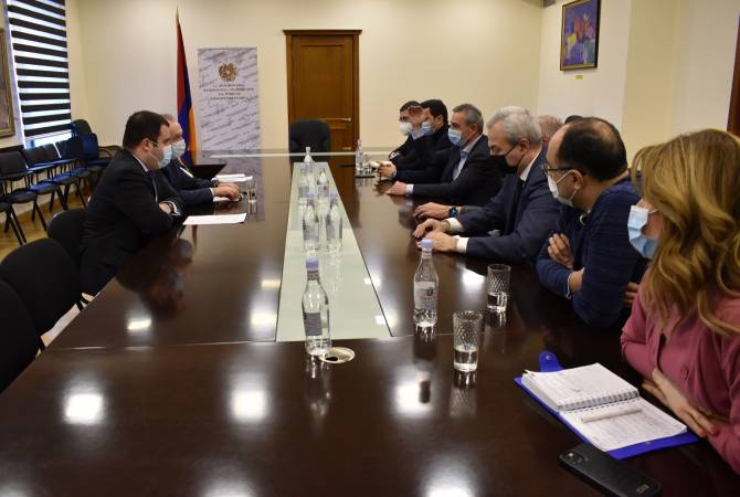 Դումանյանը հանդիպել է Տեղեկատվական և հաղորդակցության տեխնոլոգիաների գործատուների միության նախագահի հետ