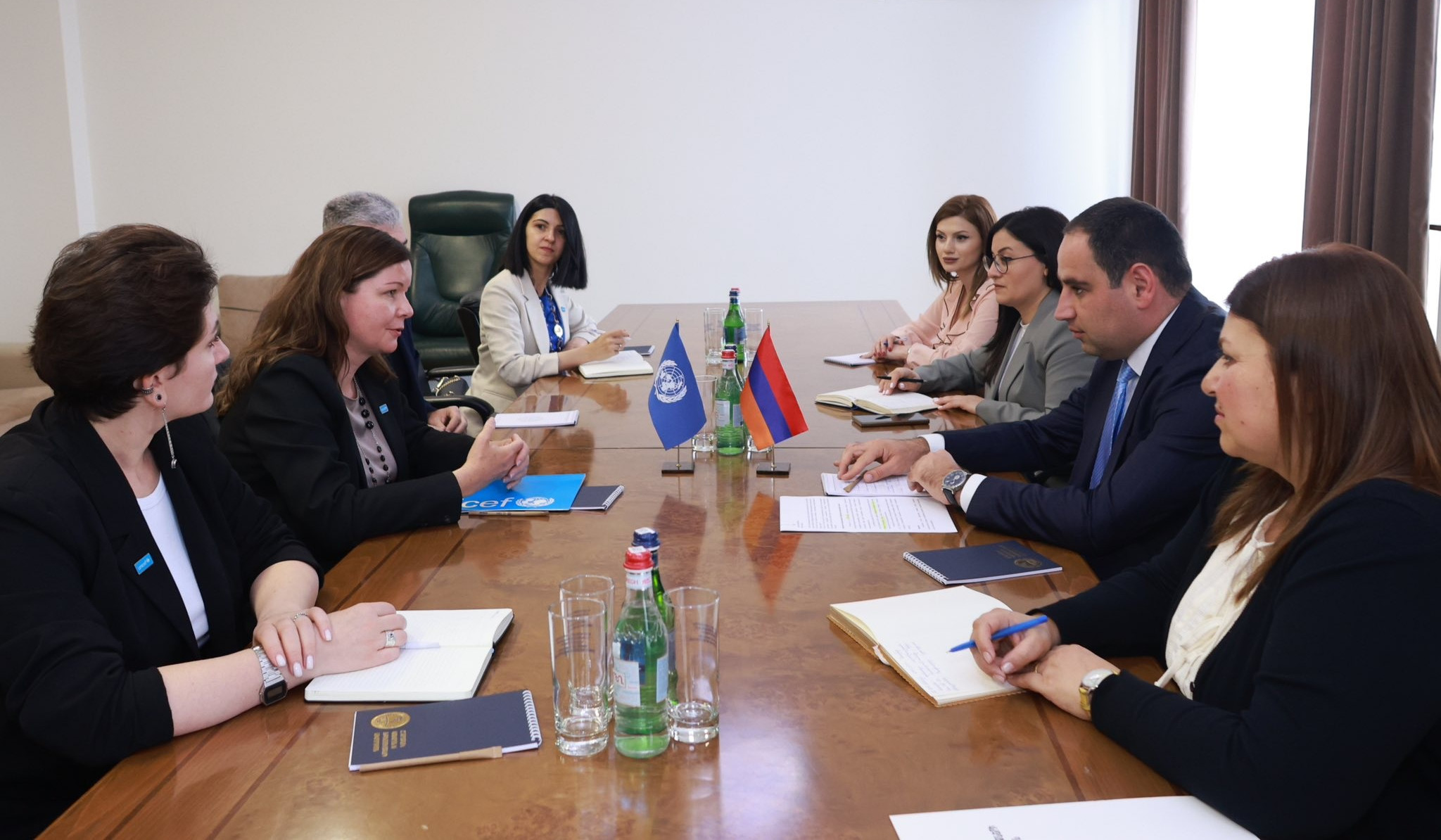 Այն ուղղությունները, որոնցով ՀՀ Կառավարությունն աշխատում է ՅՈՒՆԻՍԵՖ-ի հետ, շատ կարևոր են. Խուդաթյան