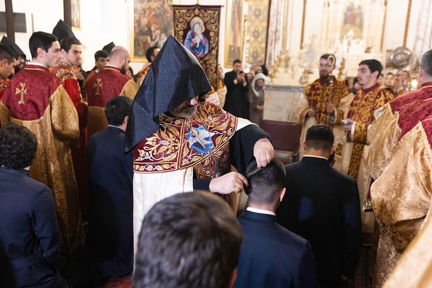 Մայր Աթոռում տեղի է ունեցել դպրության, ուրարակրության և կիսասարկավագության աստիճանների տվչություն