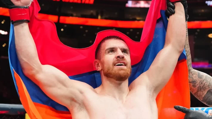 Էդմեն Շահբազյանը հաղթանակ է տարել UFC 331 մրցաշարում և օկտագոնում ծածանել Հայաստանի դրոշը
