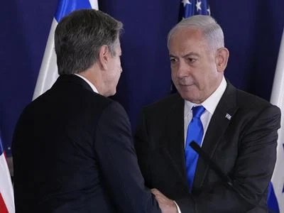 Блинкен в рамках второго за последние дни визита в Израиль встретился с Нетаньяху