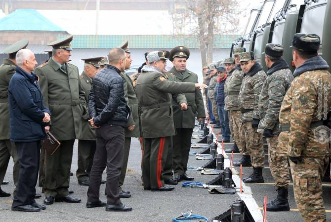 Անցկացվել է 2019թ. երկրորդ զորակոչի կազմակերպման աշխատանքներին ընդգրկված անձնակազմի շարային ստուգատես