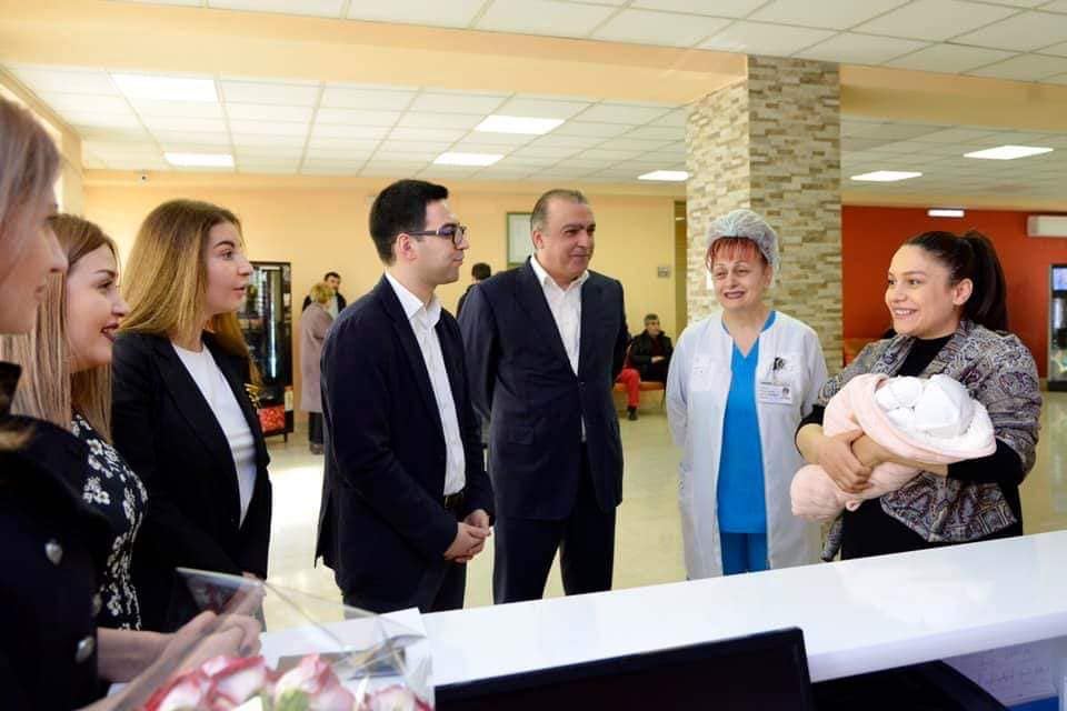 Երեխաների ծնունդներն այսօրվանից գրանցվում են  «Էրեբունի» ԲԿ  ծննդատանը 