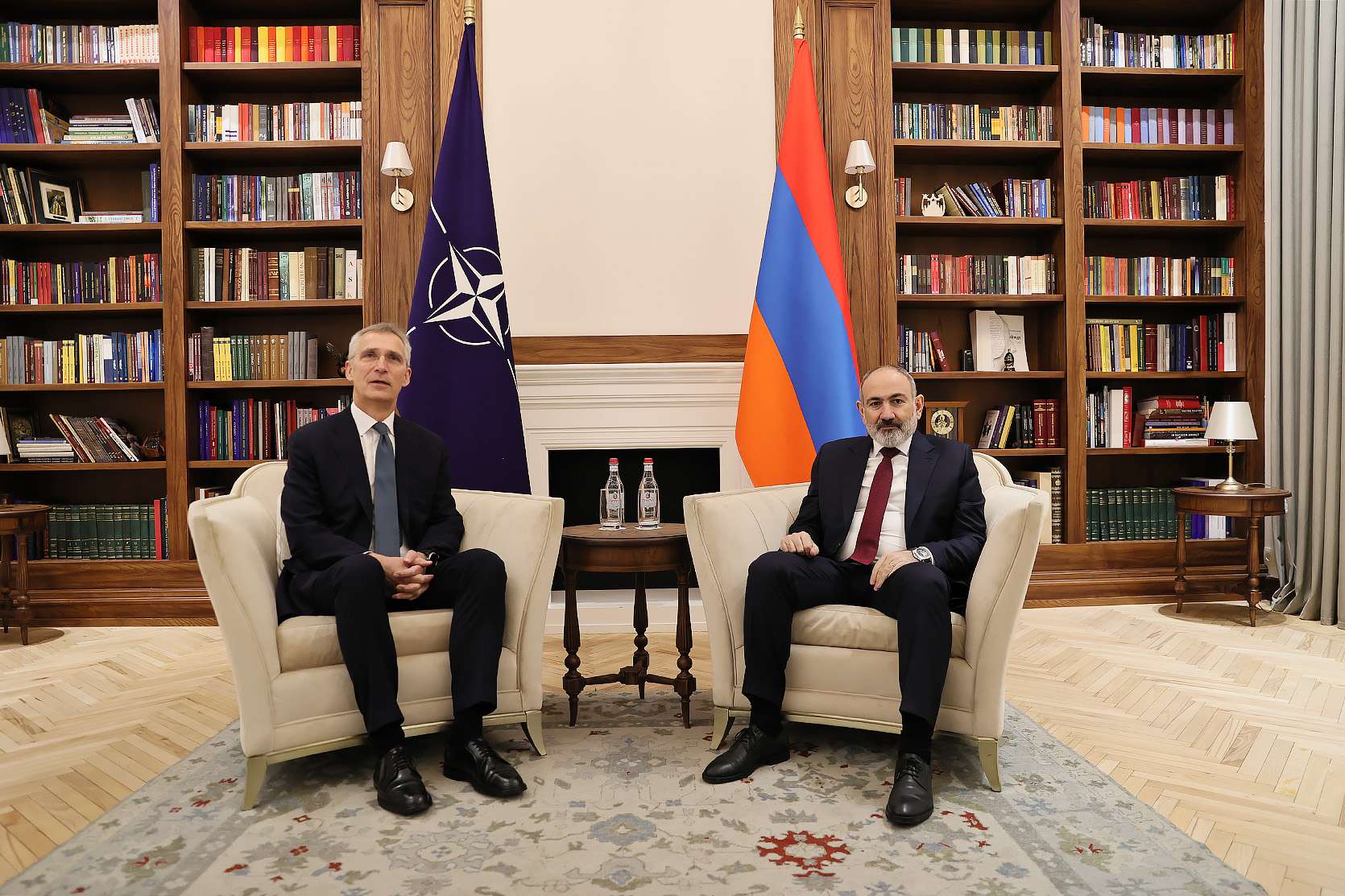 Տեղի է ունեցել ՀՀ վարչապետի և ՆԱՏՕ-ի գլխավոր քարտուղարի առանձնազրույցը