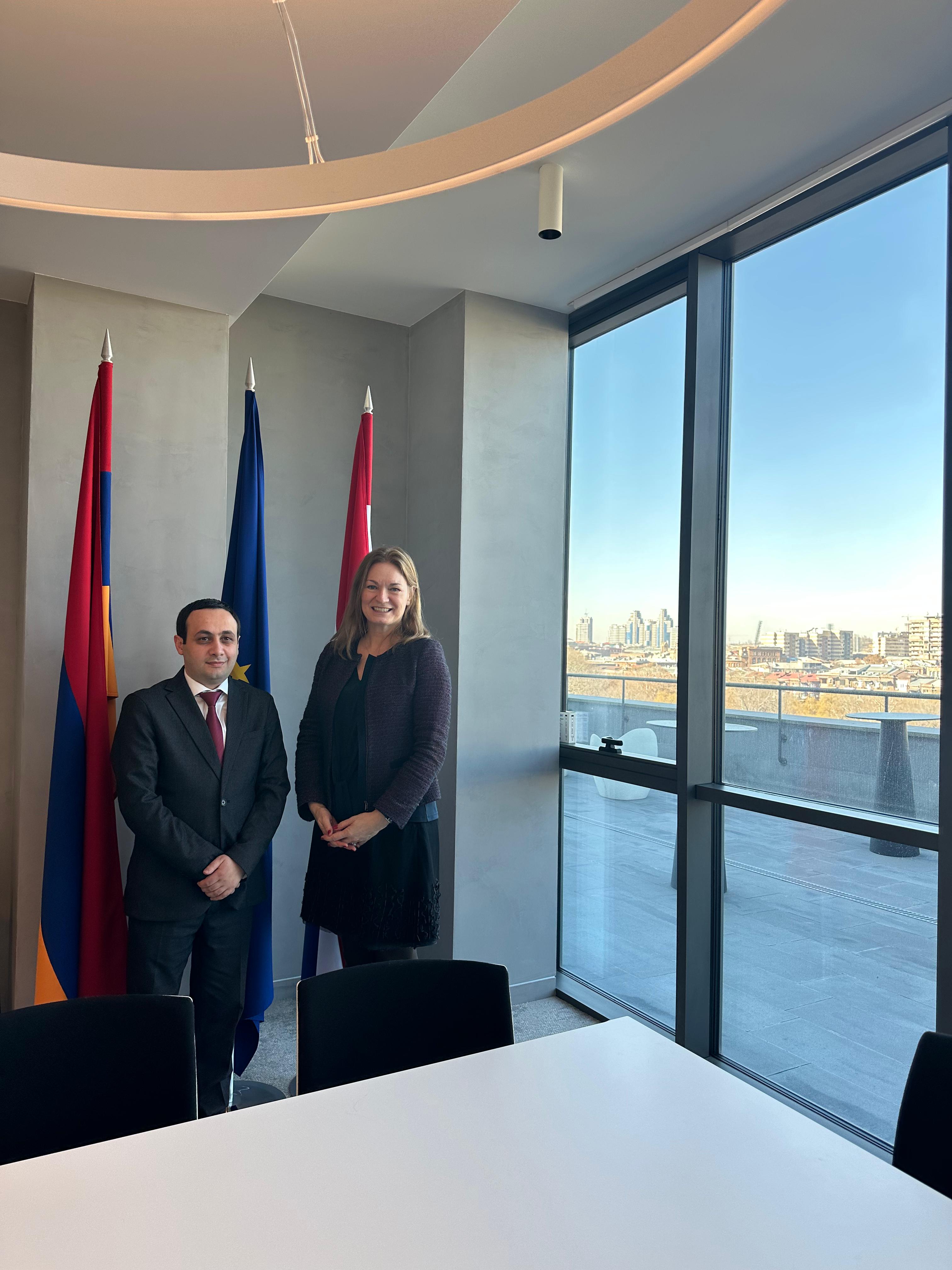 Նիդերլանդների դեսպանի հետ քննարկվել են նոր հնարավորություններ անձնական տվյալների պաշտպանության ոլորտում