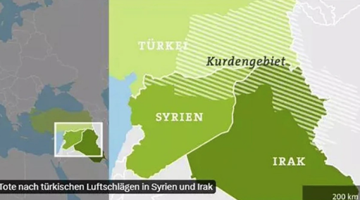 Գերմանական թերթը Թուրքիայի հարավային շրջանները ներառել է «Քուրդիստանի» մեջ