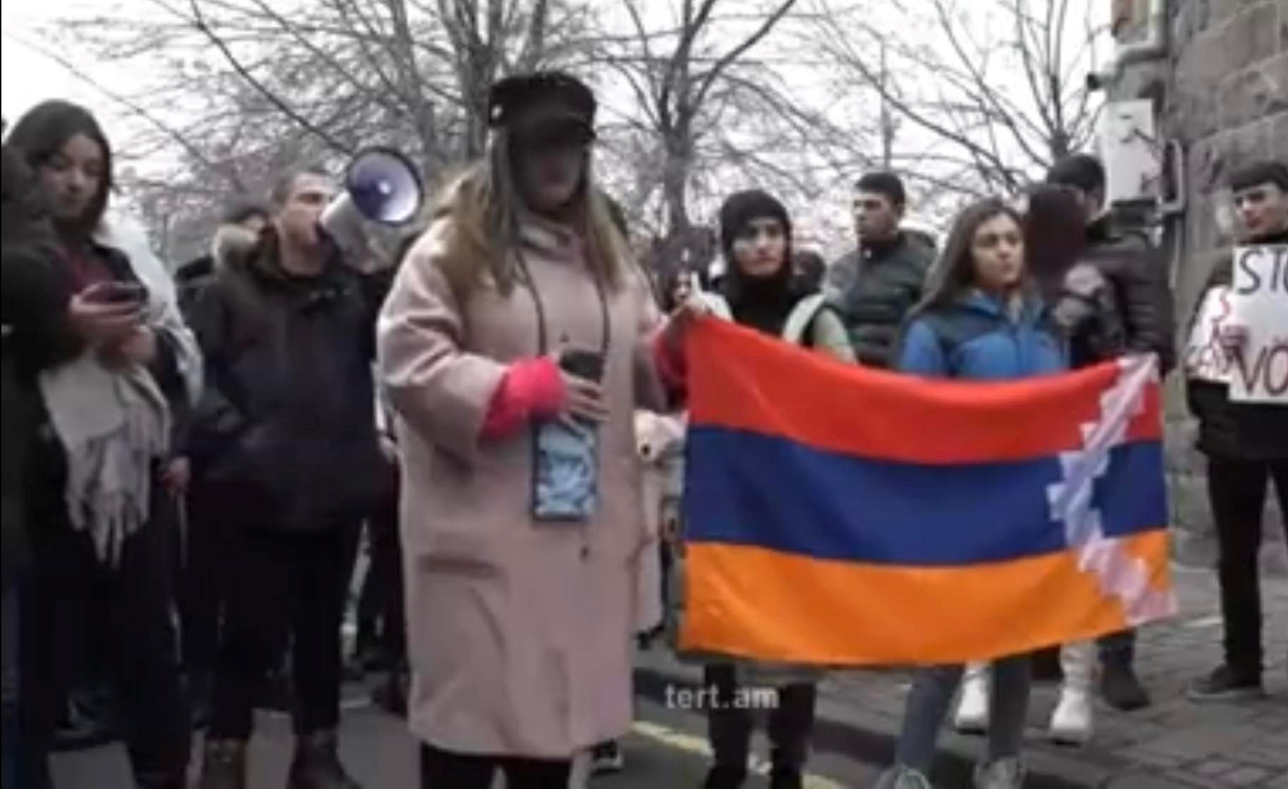 Ուսանողների բողոքի ակցիան` Արցախում ստեղծված հումանիտար աղետի թեմայով. ուղիղ