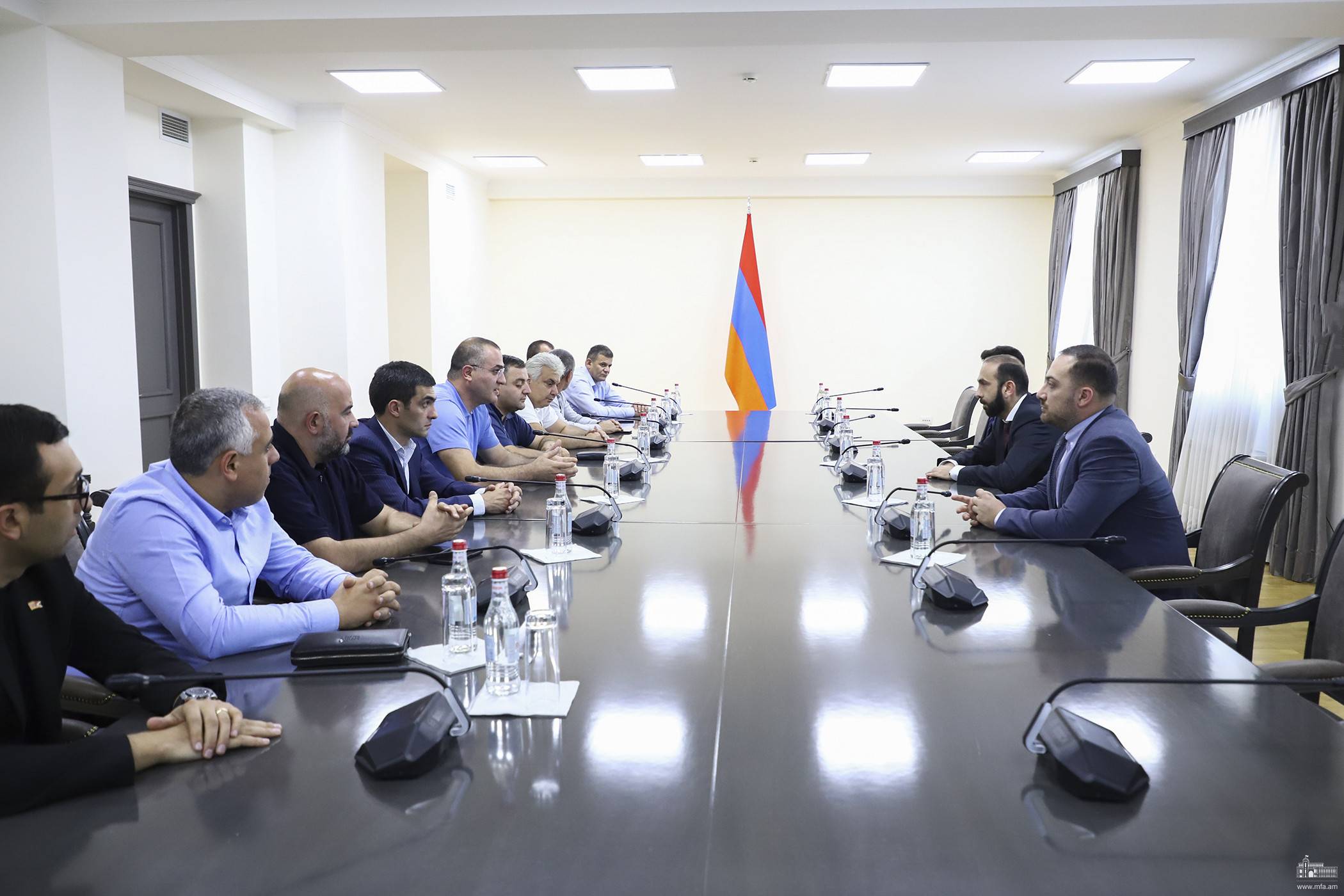 Արարատ Միրզոյանն ընդունել է Արցախի Ազգային ժողովի պատգամավորների պատվիրակությանը