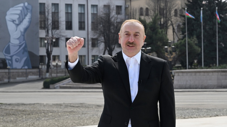 Ալիևն օկnւպացված Ստեփանակերտում է