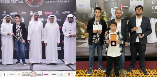 Հայ պատանիները մրցանակային տեղեր են զբաղեցրել «Abu Dhabi International Chess Festival» մրցաշարում