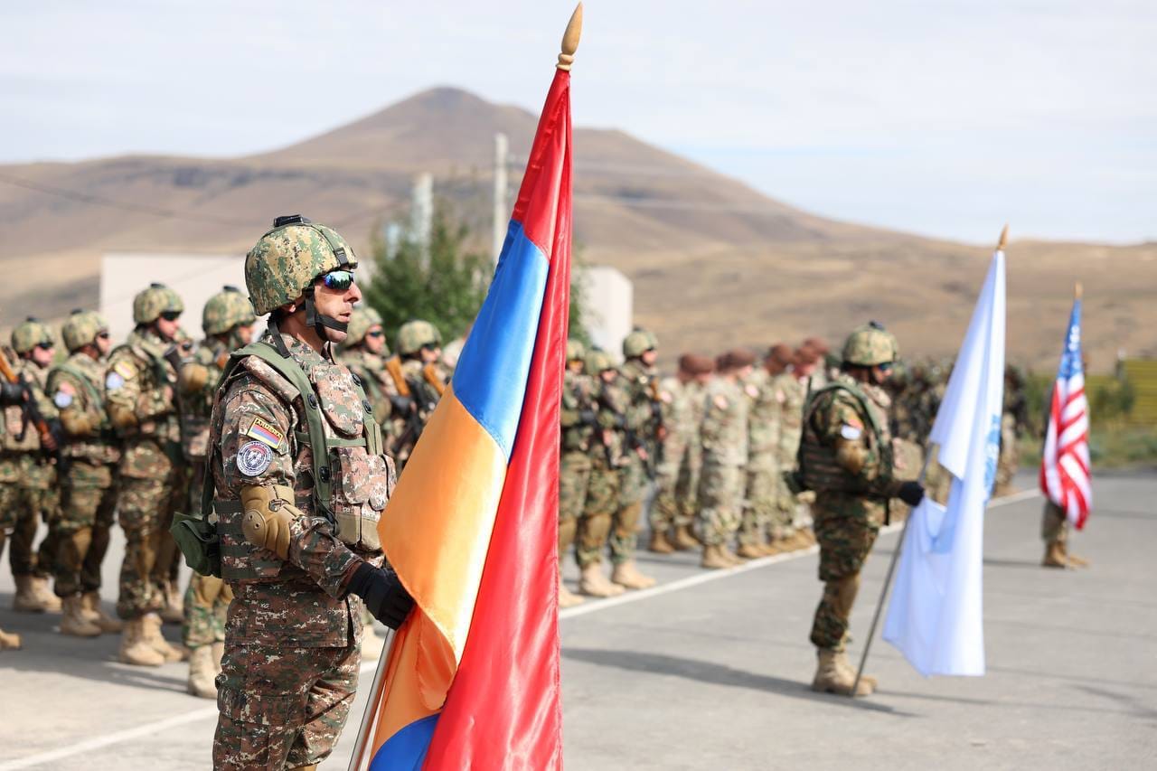 В учебном центре "Зар" миротворческой бригады МO было объявлено о начале армяно-американских учений " Eagle Partner 2023"