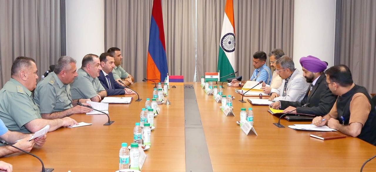 Քննարկվել են պաշտպանության բնագավառում ՀՀ-Հնդկաստան համագործակցությանը վերաբերող հարցեր