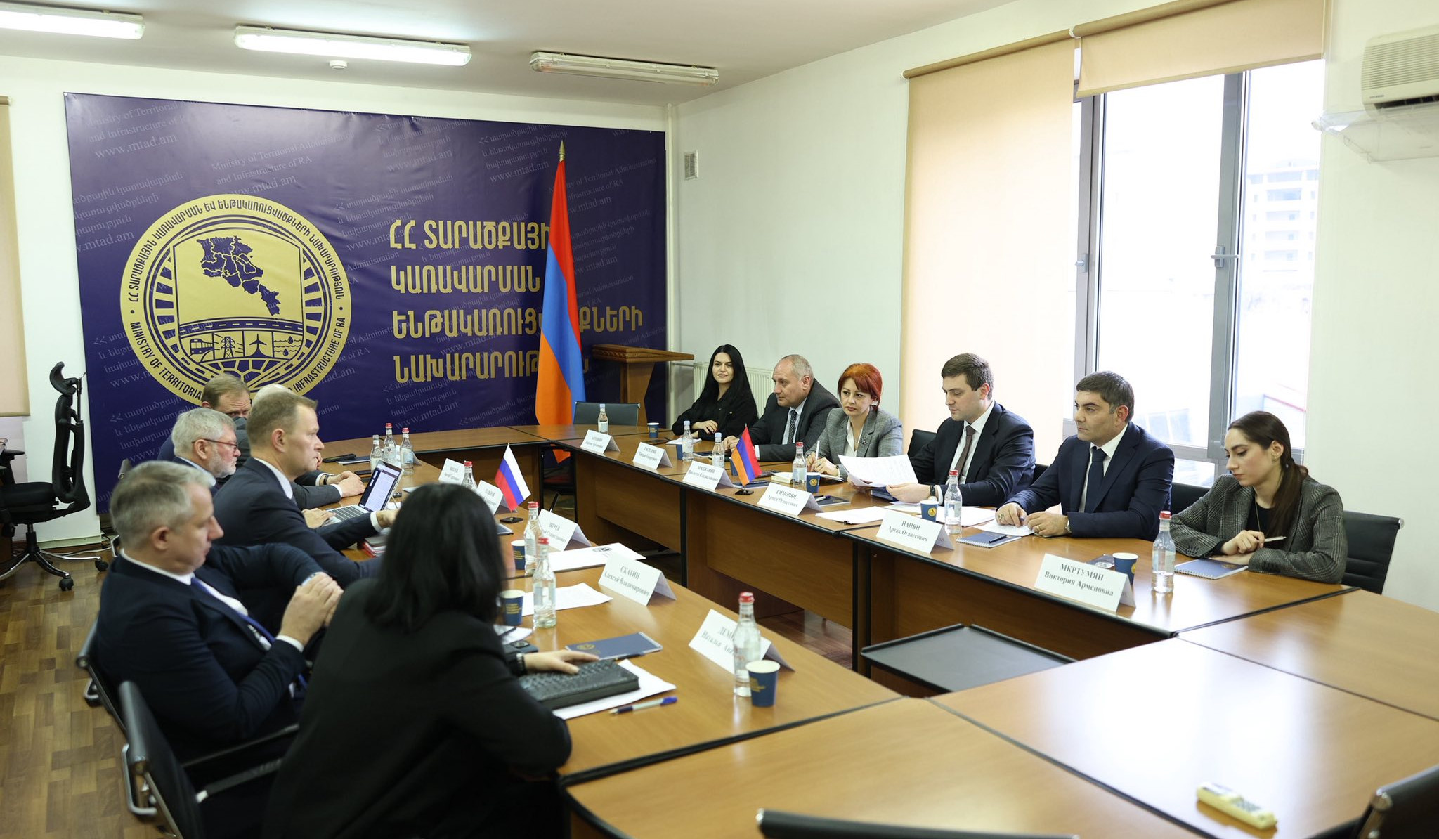 Ռուսական կողմի հետ քննարկվել է Գյումրի–Ախուրիկ–Թուրքիայի սահման և Երասխ-Նախիջևանի սահման երկաթուղային ենթակառուցվածքների վերականգնումը
