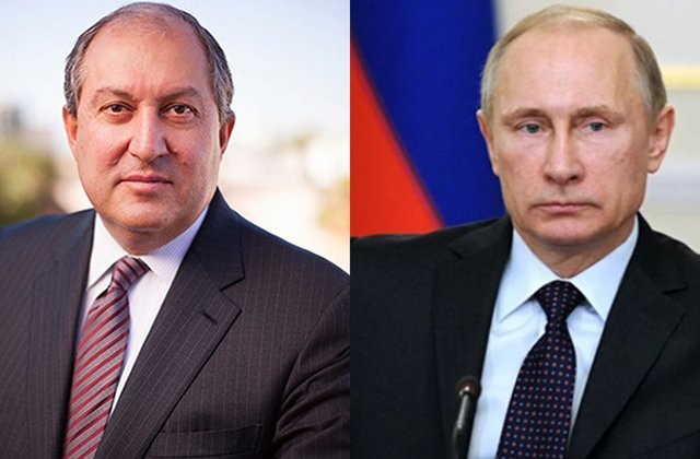 Президент Армении попросил Путина выступить посредников в деле возвращения армянских пленных