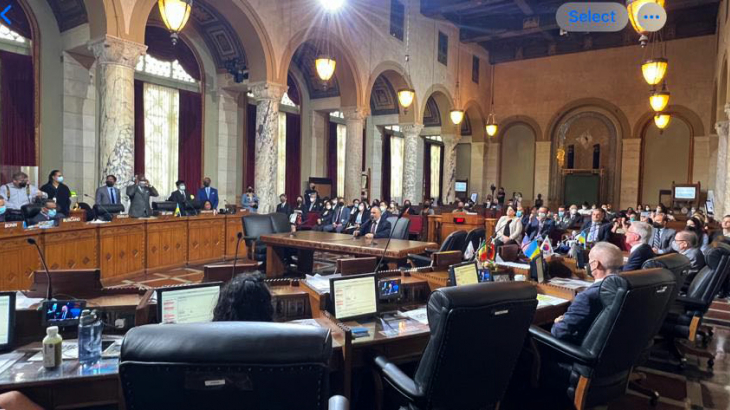 Министр ИД Давид Бабаян принял участие в заседании Городского совета Лос-Анджелеса