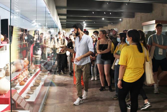 Կենսաբանության 33-րդ միջազգային oլիմպիադայի մասնակիցներն այցելել են «էրեբունի» թանգարան