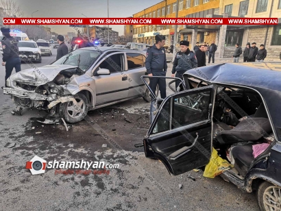 Խոշոր ավտովթար Շիրակի մարզում. Գյումրիում Opel-ը բախվել է BMW-ին, ապա 06-ին. կան վիրավորներ