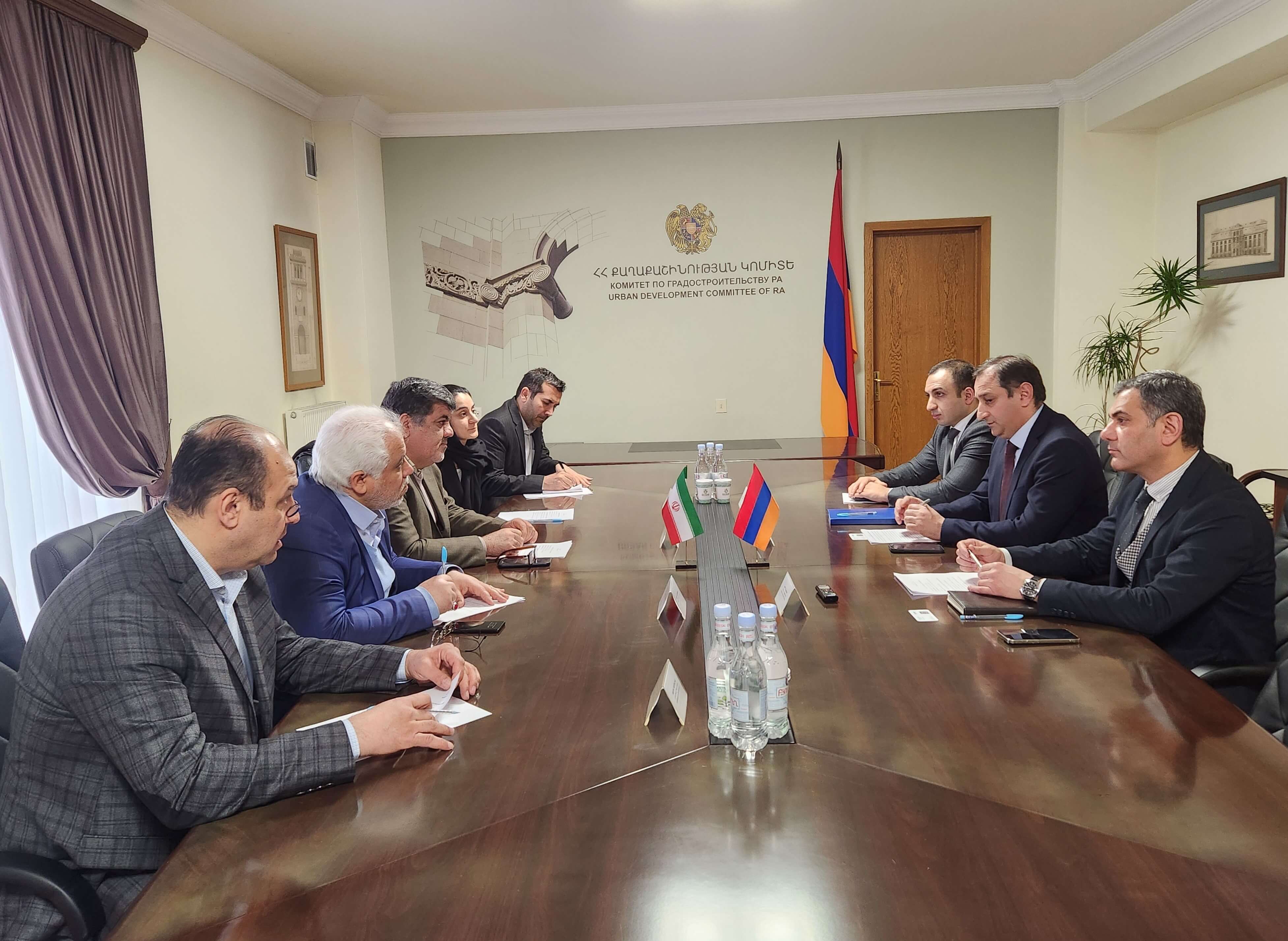 Քաղաքաշինության կոմիտեում հյուրընկալել են իրանական «BLUE&P Group» ընկերության ներկայացուցիչներին