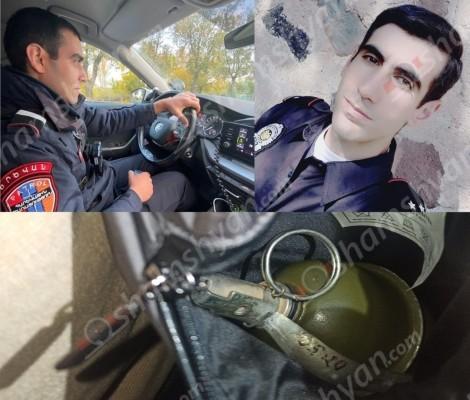 Երևանում վնասազերծել են փախուստի դիմած, մարտական նռնակով զինված Opel-ի վարորդին