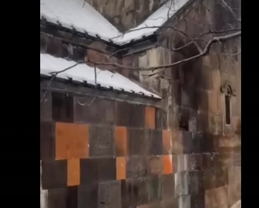Բջնիի Սուրբ Աստվածածին եկեղեցու փլուզվող պատը վերականգնված է․ Փաշինյան