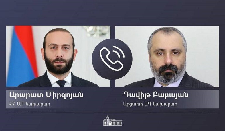 Հայաստանի և Արցախի ԱԳ նախարարները հեռախոսազրույց են ունեցել․ քննարկել են ԱՀ հիմնախնդիրները