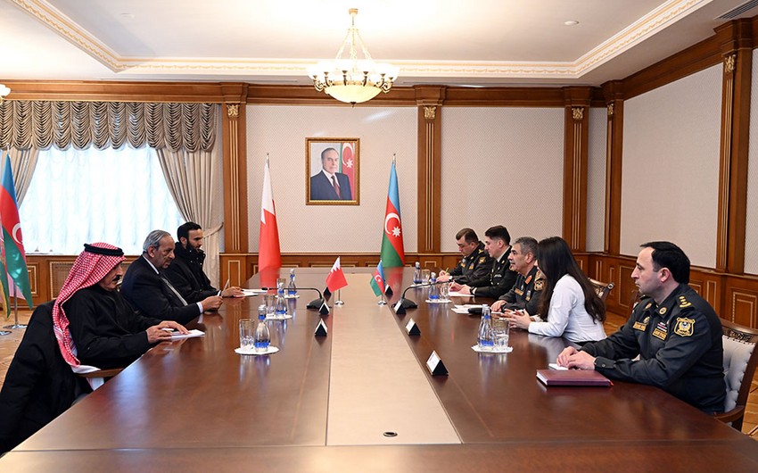Ադրբեջանի ու Բահրեյնի ՊՆ ղեկավարները քննարկել են ռազմական ոլորտում համագործակցությանը վերաբերող հարցեր