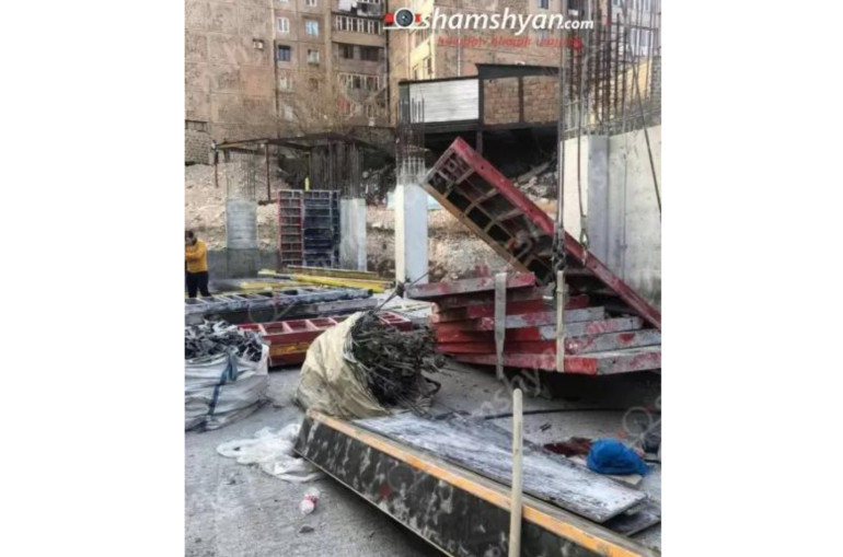 Երևանում բազմաբնակարան շենքի վերամբարձ կռունկի ճոպանը կտրվել է, 24-ամյա աշխատակիցը տեղում մահացել է