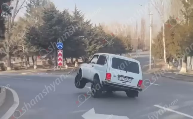 «Նիվա»-ի 20-ամյա վարորդը «դրիֆտ» է արել և տեսանյութը տեղադրել համացանցում․ նա ձերբակալվել է
