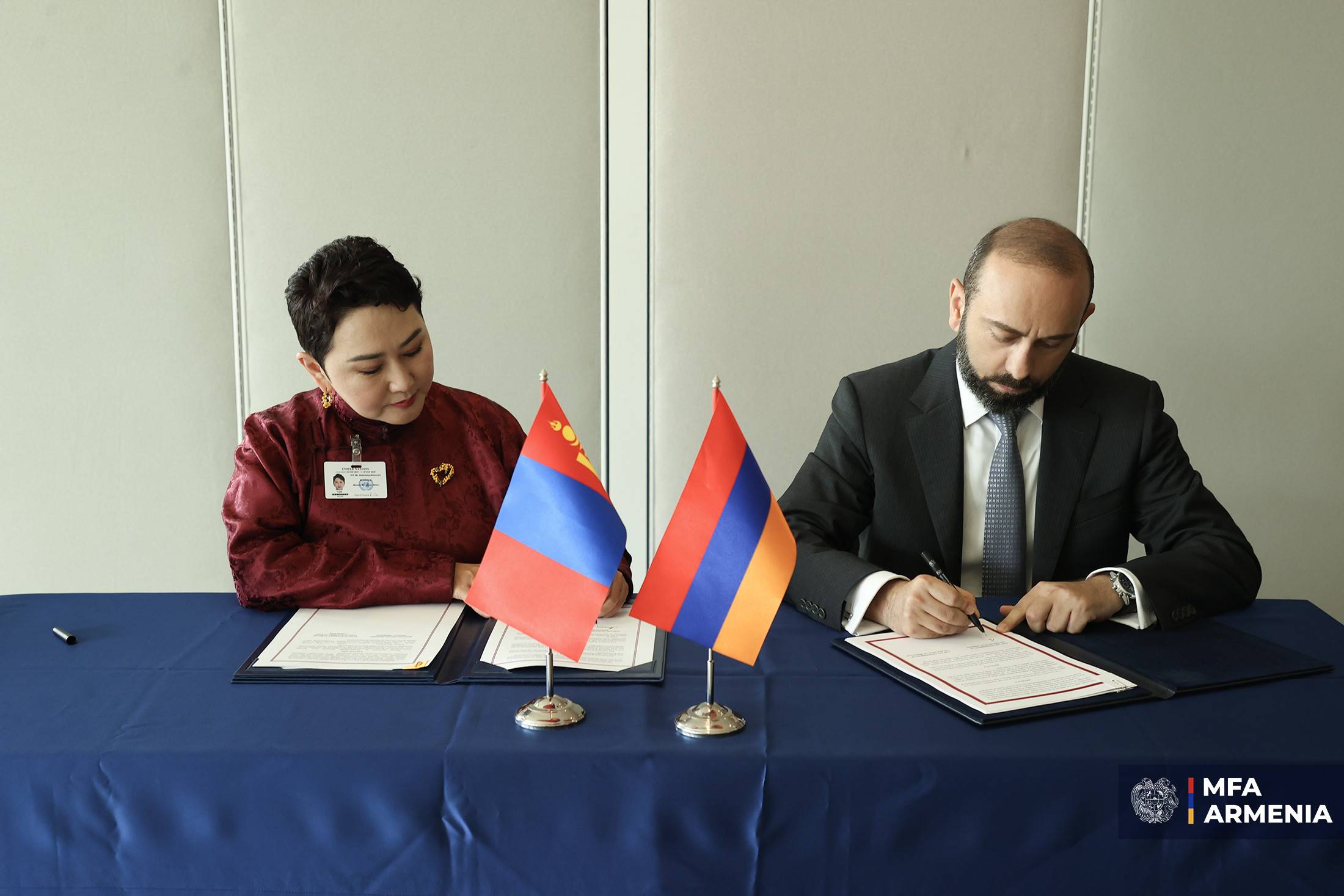 Հայաստանի և Մոնղոլիայի ԱԳ նախարարները մտքեր են փոխանակել ՇՀԿ-ի շրջանակներում փոխգործակցության հարցերի շուրջ