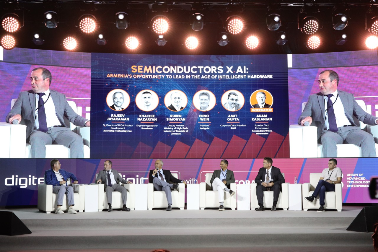 ՀՀ ԲՏԱ նախարարի տեղակալը DigiTec 2025-ի շրջանակում մասնակցել է «Կիսահաղորդիչներ X Արհեստական բանականություն» պանելային քննարկմանը