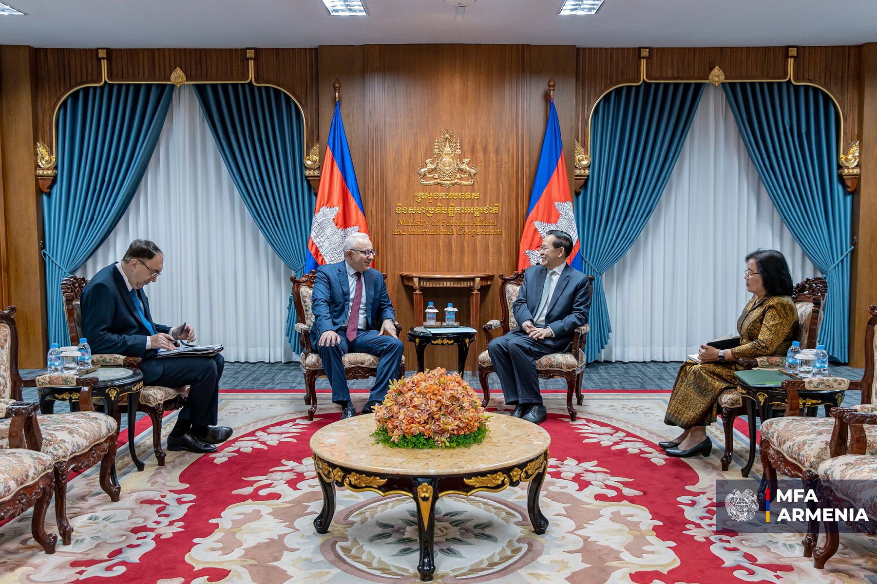 Քաղաքական խորհրդակցություններ՝ Հայաստանի և Կամբոջայի արտաքին գերատեսչությունների միջև