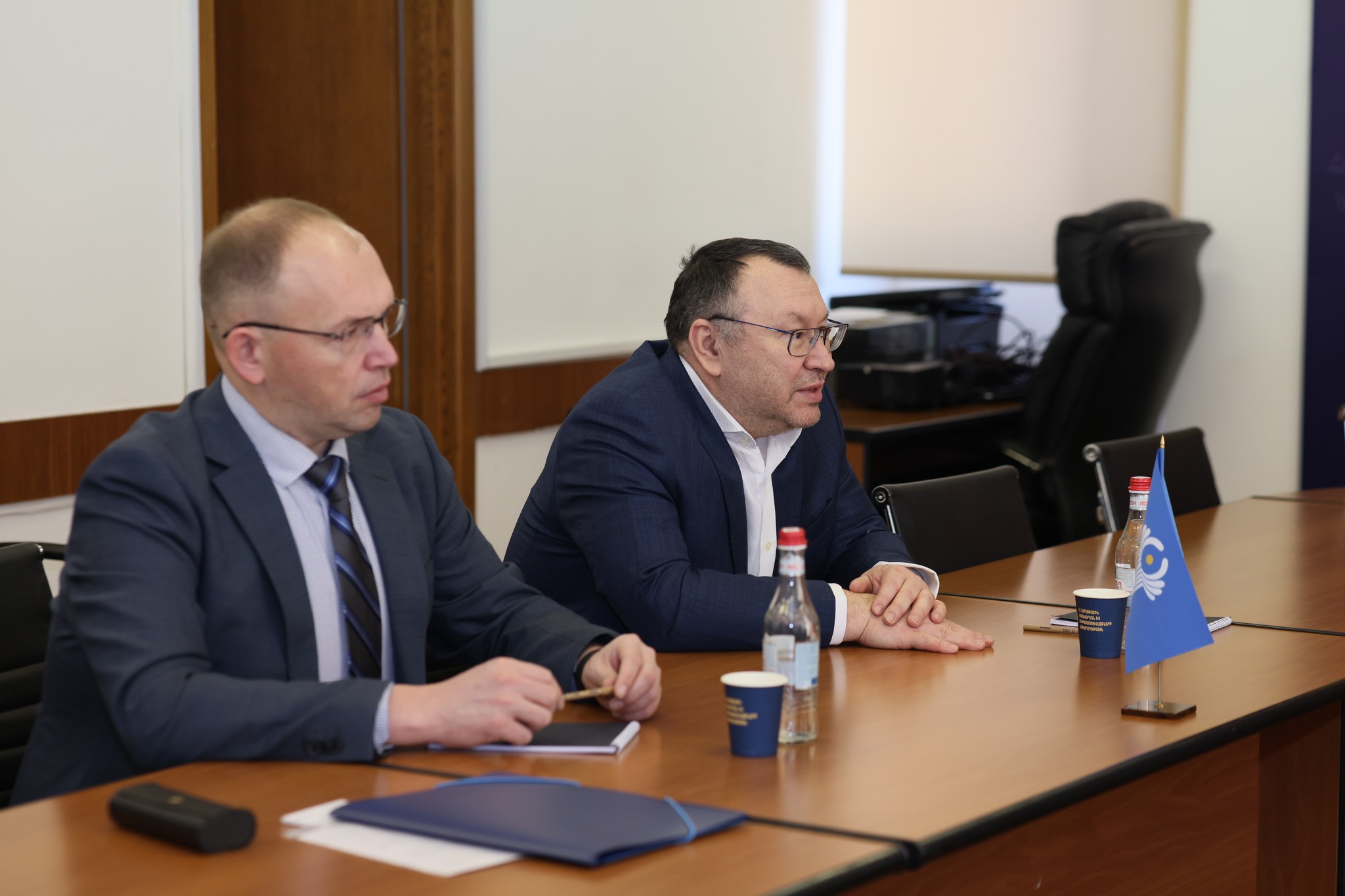 ՏԿԵՆ տեղակալն ընդունել է ԱՊՀ էլեկտրաէներգետիկական խորհրդի գործադիր կոմիտեի նախագահին և նախագահի տեղակալին