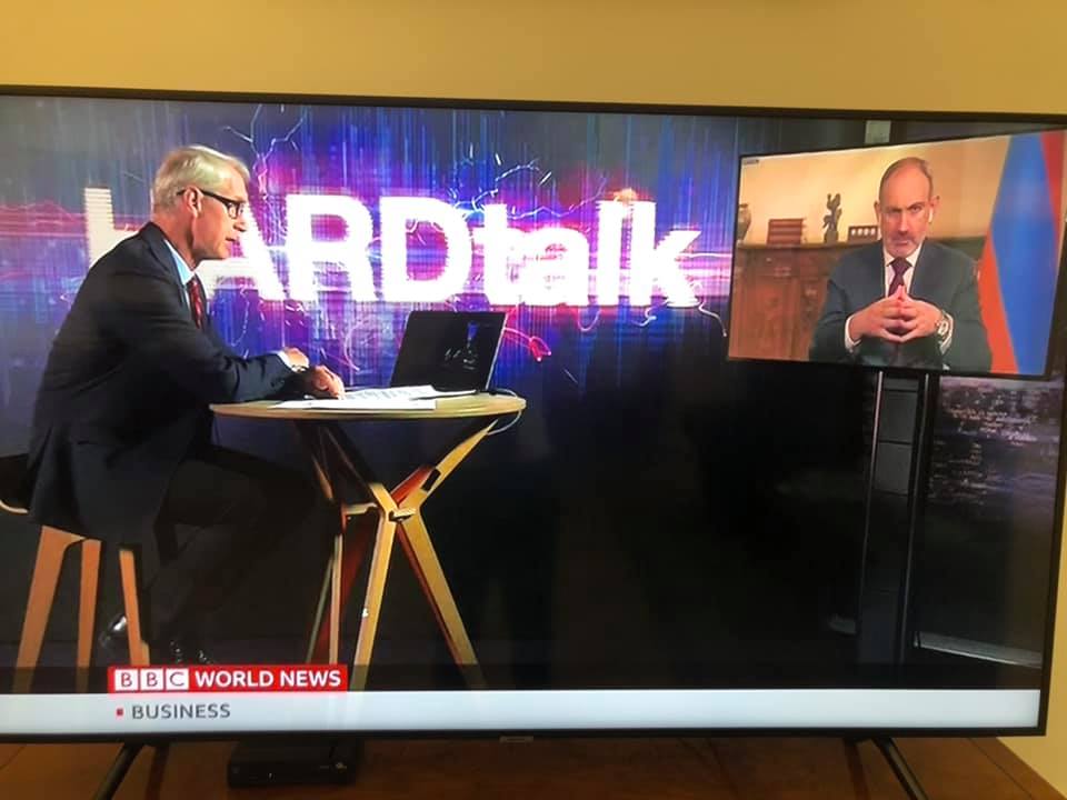 Նիկոլ Փաշինյանը եղել է BBC-ի Hardtalk հաղորդման հյուրը