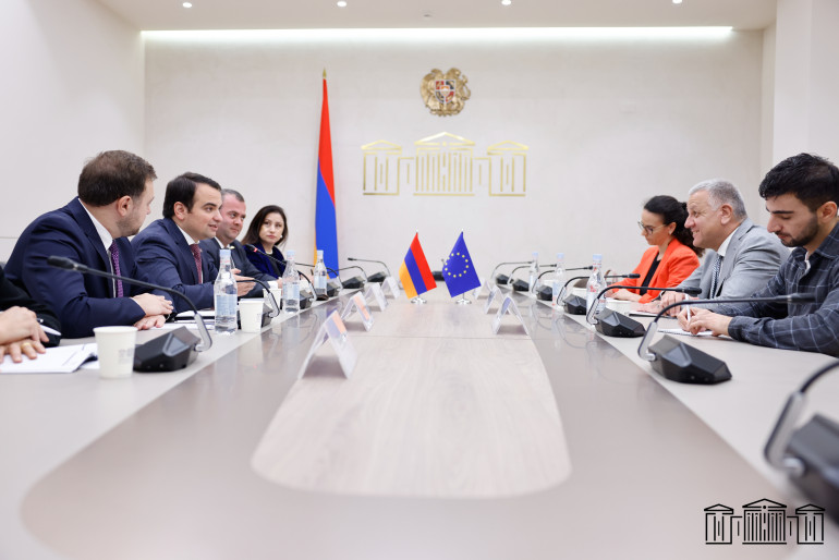 «Ուժեղ Հայաստան» կուսակցության ռազմավարությունը միտված է ԵՄ-ի հետ առավել խոր ինտեգրմանը և Հայաստանում եվրոպական չափանիշների ու ինստիտուտների ներդրմանը․ Նարեկ Կարապետյանը՝ ԵՄ դեսպանին