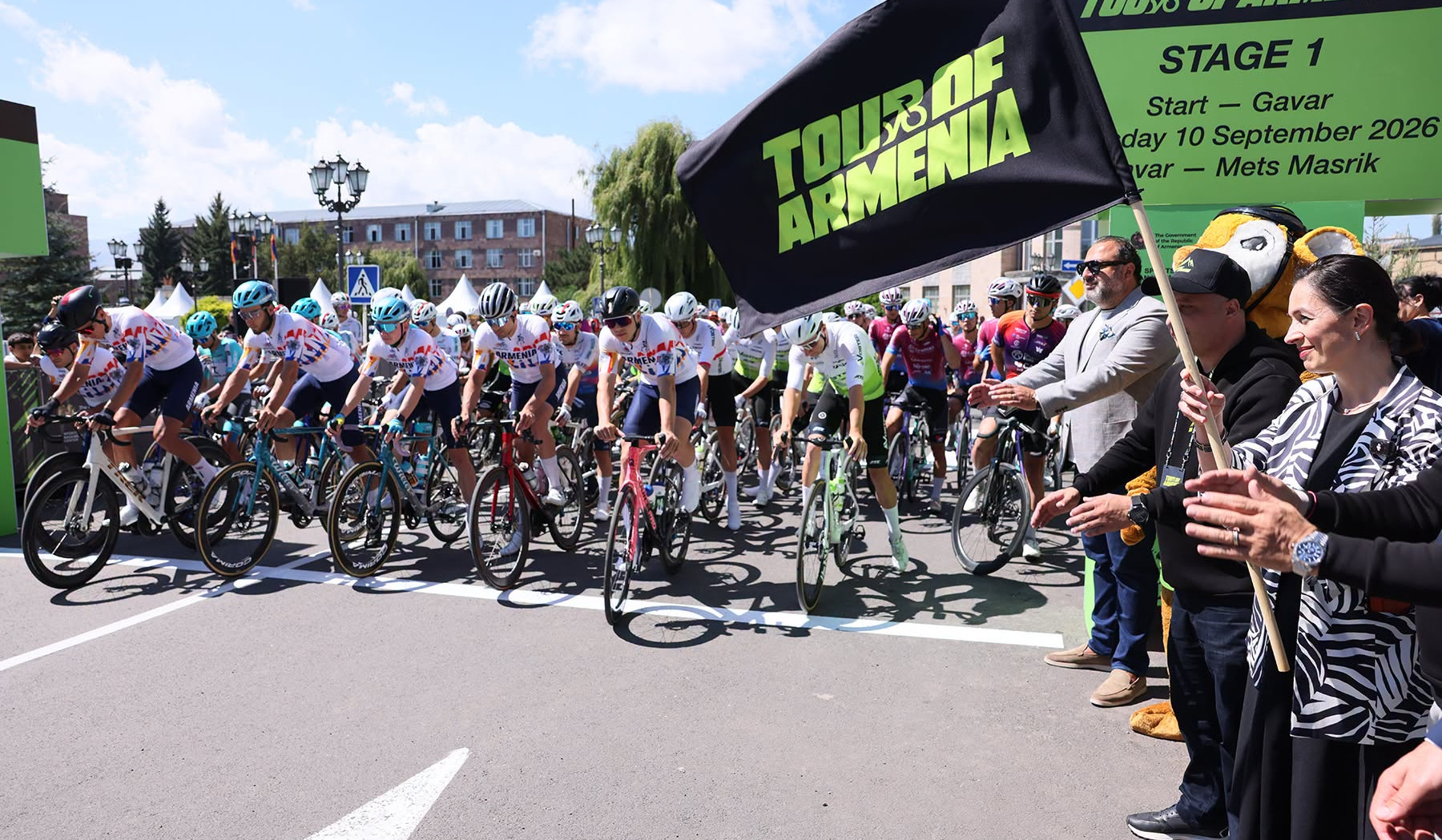 Պատմական օր է․ Գավառից մեկնարկել է «Tour of Armenia» միջազգային բազմօրյա հեծանվավազքը