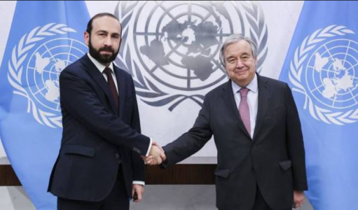 Глава МИД Армении провел встречу с генсеком ООН