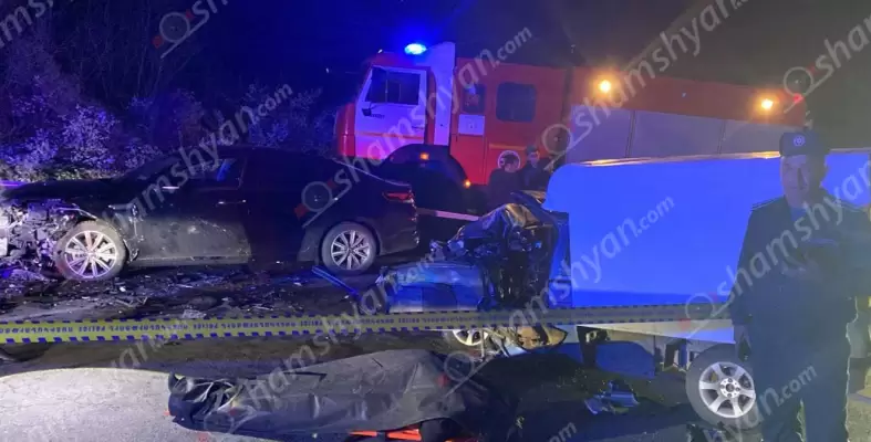 1 զոհ, 3 վիրավոր․Վայոց ձորի Զառիթափի խաչմերուկում ճակատ ճակատի բախվել են «Լադա»-ն և «KIA»-ն