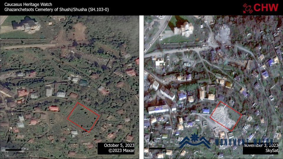 Ադրբեջանը ոչնչացնում է Շուշիի գերեզմանոցները