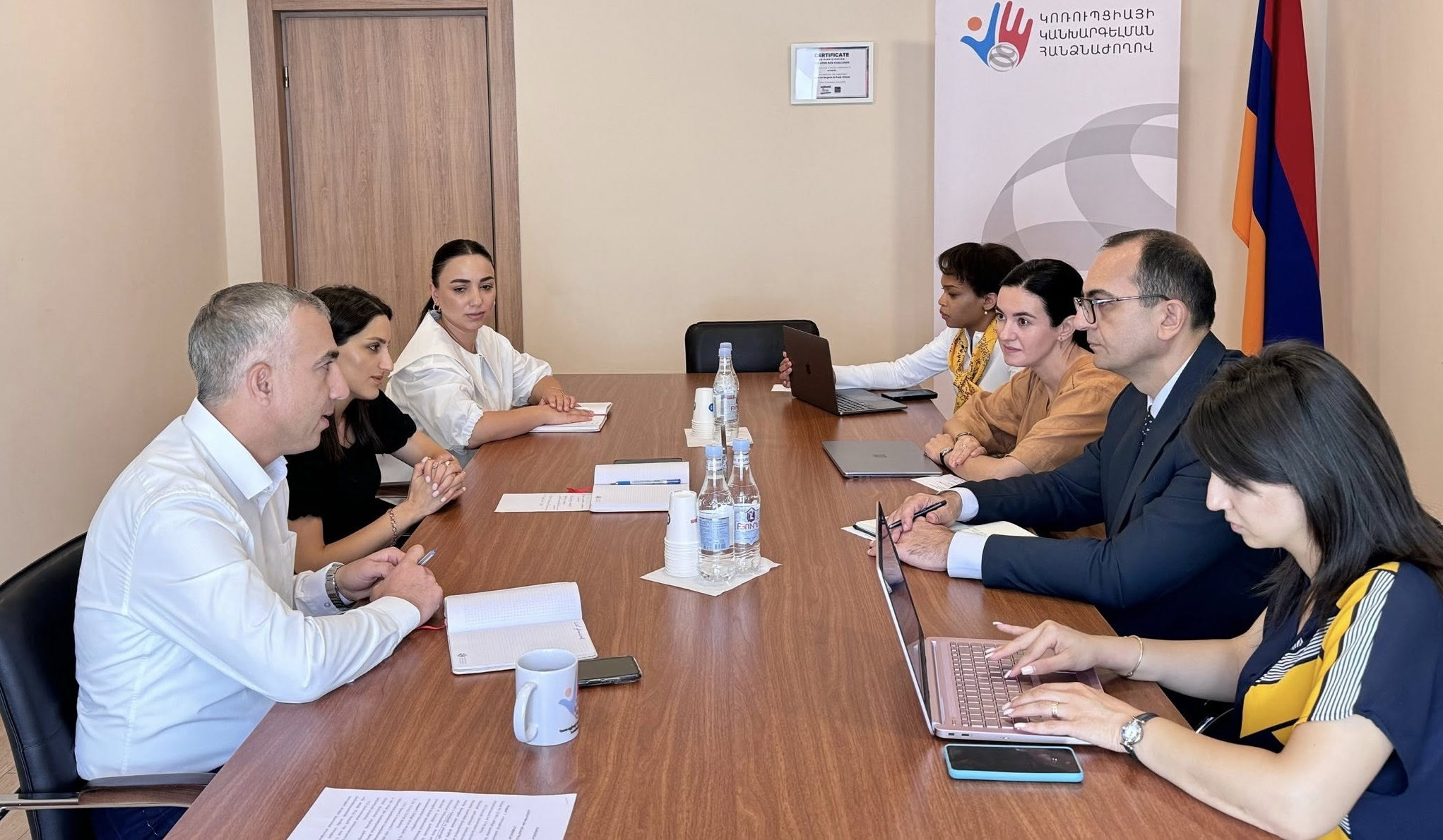 Կոռուպցիայի կանխարգելման հանձնաժողովում հյուրընկալվել են Ասիական զարգացման բանկի պատվիրակության ներկայացուցիչները