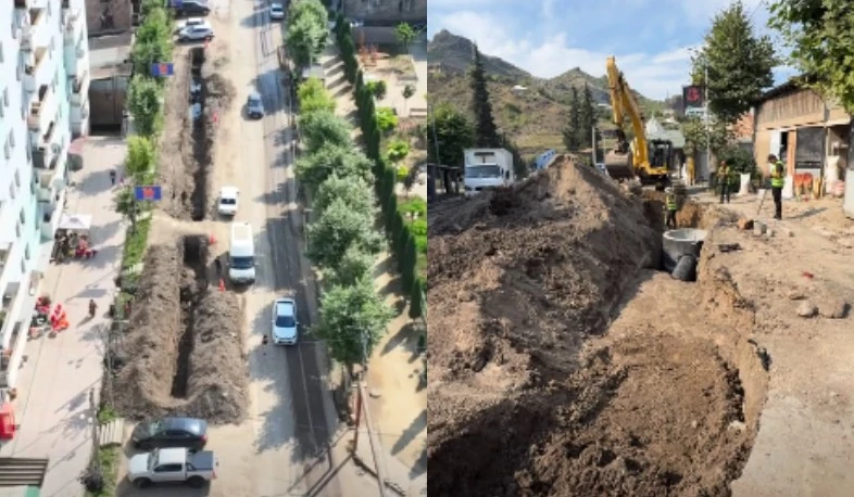 Հիմնանորոգվում է Բերդ քաղաքով անցնող 4.5 կմ երկարությամբ ճանապարհը (վիդեո)