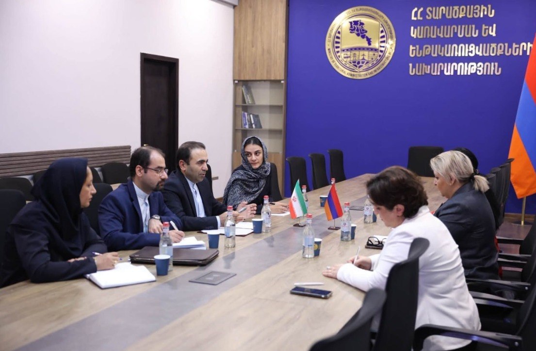ՀՀ ՏԿԵՆ-ում Իրանի դեսպանի հետ քննարկվել է Արաքս գետի վրա երկրորդ կամրջի կառուցման նախաձեռնությունը